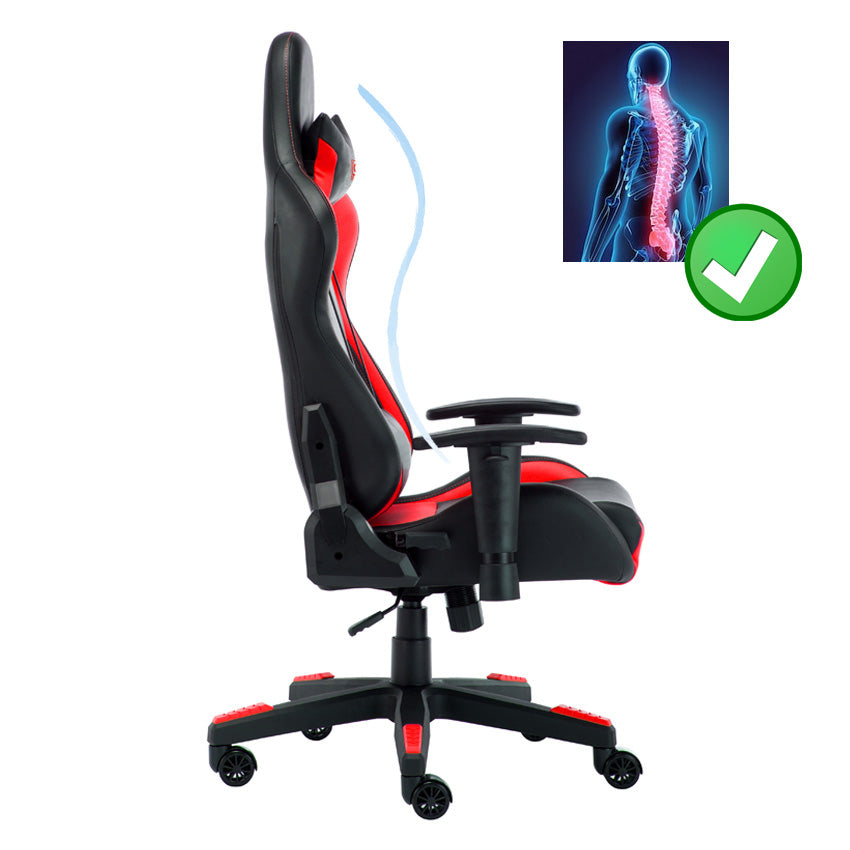 LC Power Gaming Stuhl, Büro Sessel LC-GC-600BR schwarz/rot LC Power Gaming Stuhl, Büro Sessel LC-GC-600BR schwarz/rot